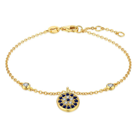 [RAFFINE]Pulsera redonda de ojo de diablo