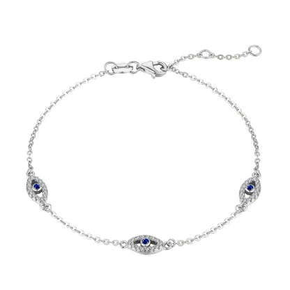 [RAFFINE]Evil Eye Shape Pendent Necklace