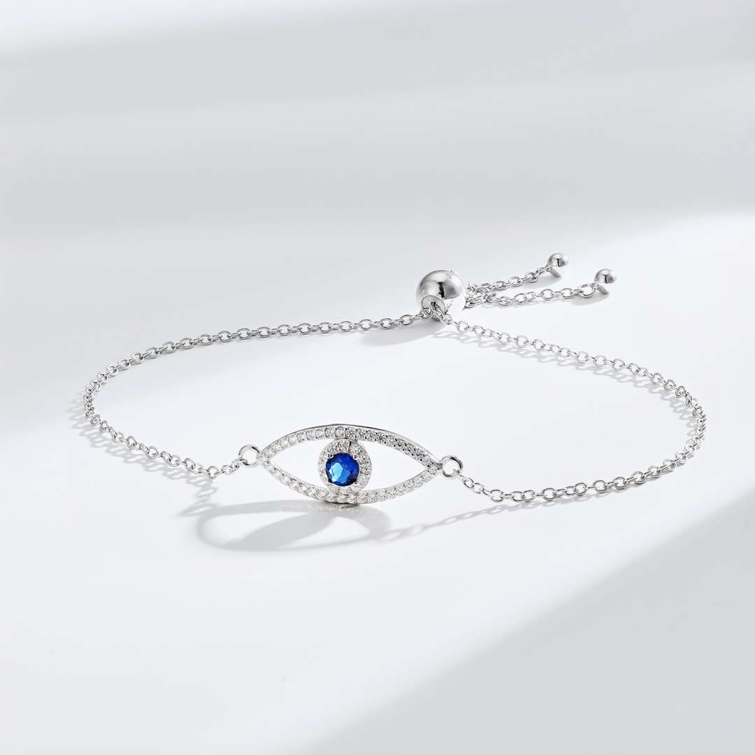 [RAFFINE]Pulsera con diseño hueco de ojo de diablo