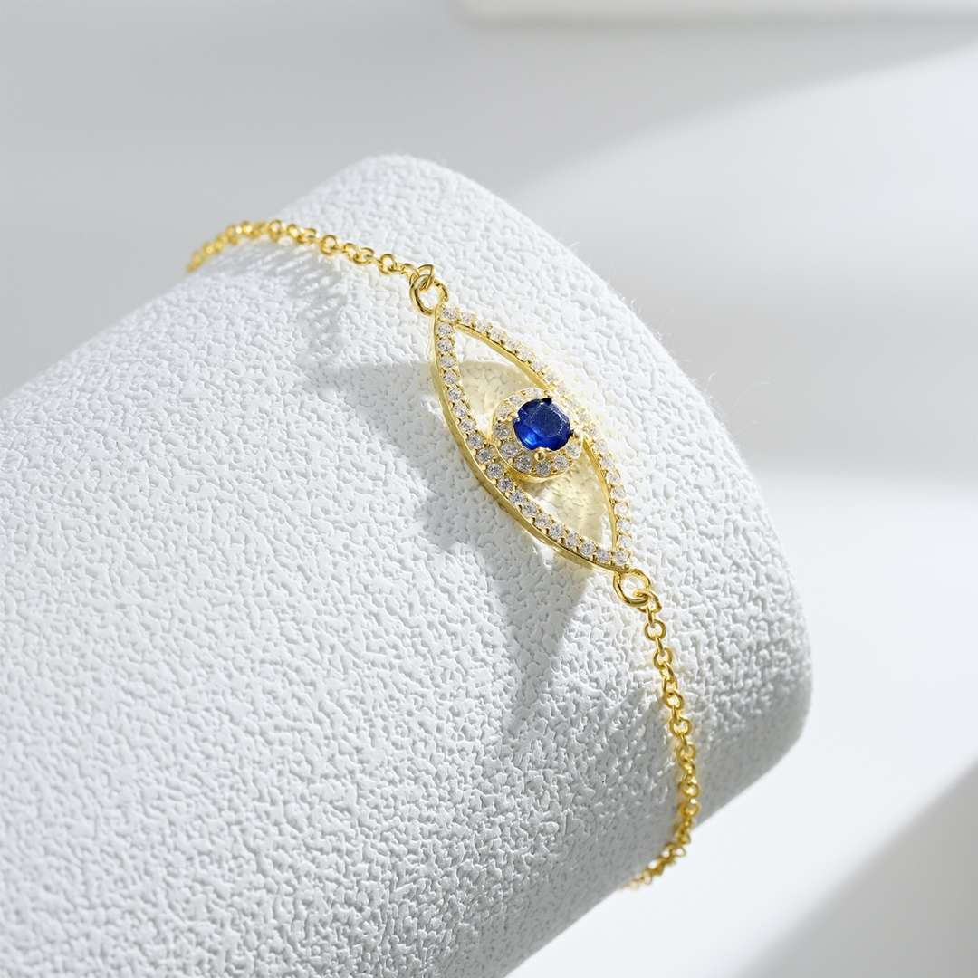 [RAFFINE]Pulsera con diseño hueco de ojo de diablo