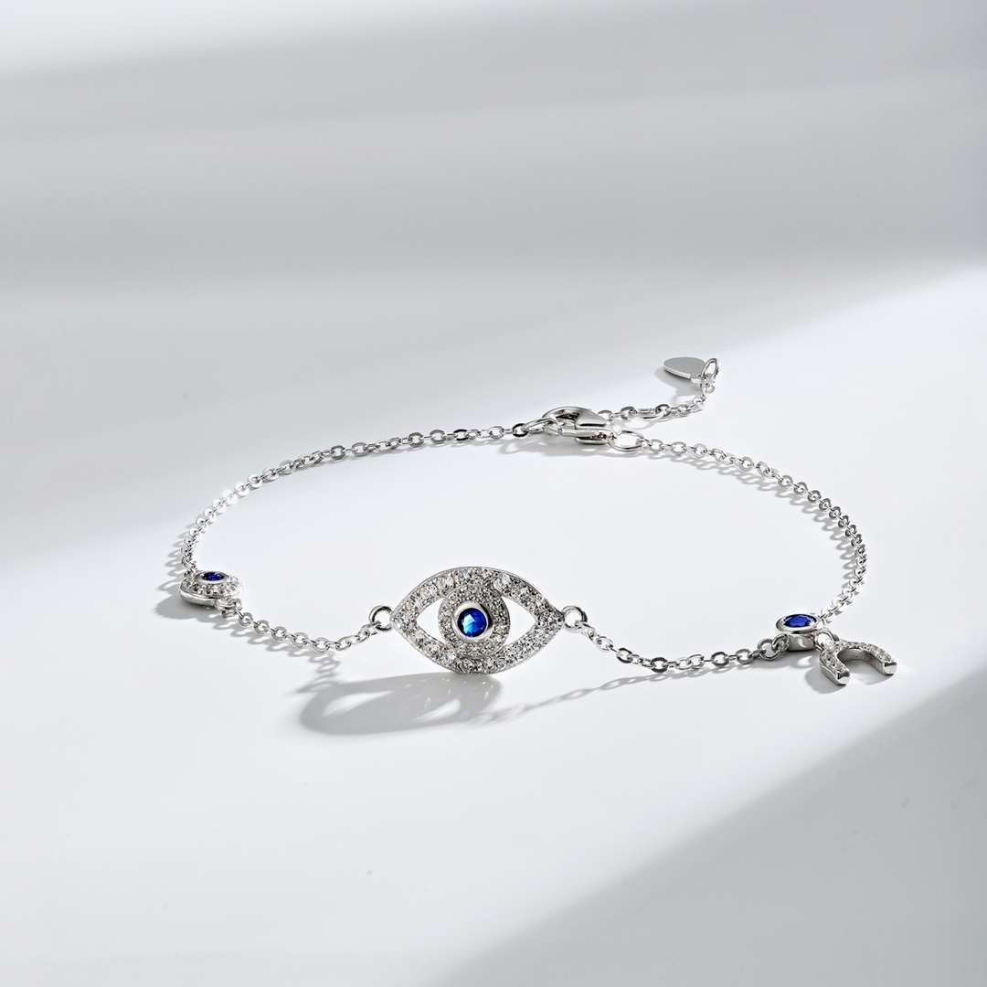 [RAFFINE]Dainty Eye Shape Necklace