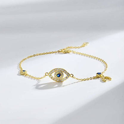[RAFFINE]Dainty Eye Shape Necklace