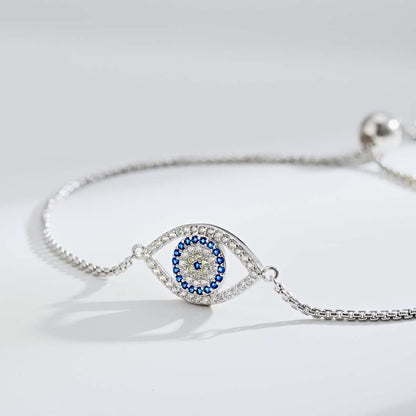 [RAFFINE]Dazzling Eye Shape Necklace