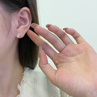 [RAFFINE]Pendientes con forma de gota de agua adornada