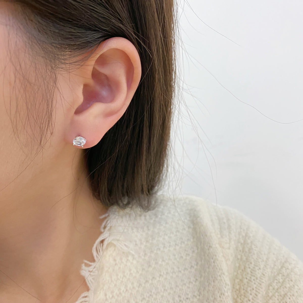 [RAFFINE]Pendientes únicos de forma redonda