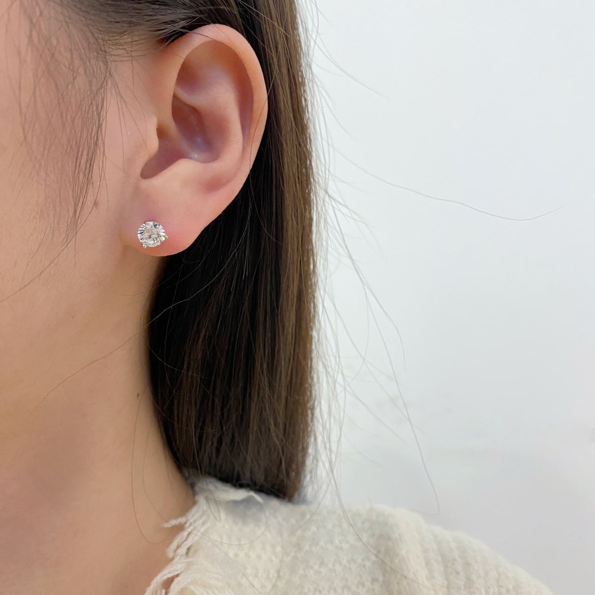 [RAFFINE]Pendientes redondos delicados