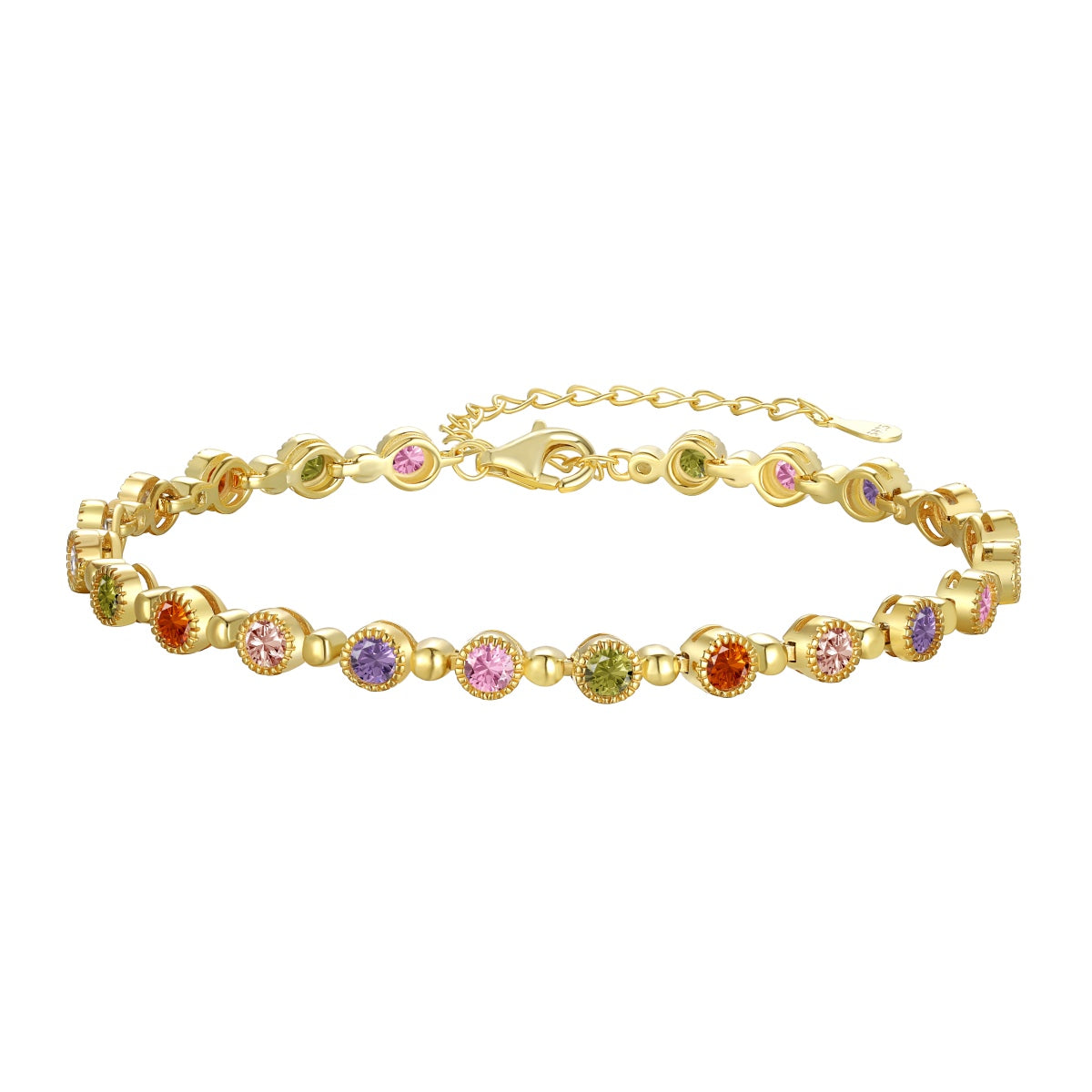 [RAFFINE]Sparkling Exquisite Round Cut Party Bracelet