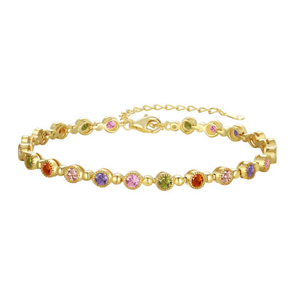 [RAFFINE]Sparkling Exquisite Round Cut Party Bracelet