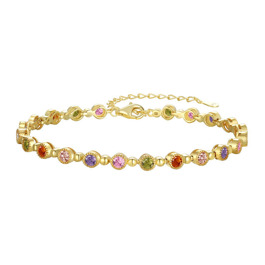[RAFFINE]Sparkling Exquisite Round Cut Party Bracelet