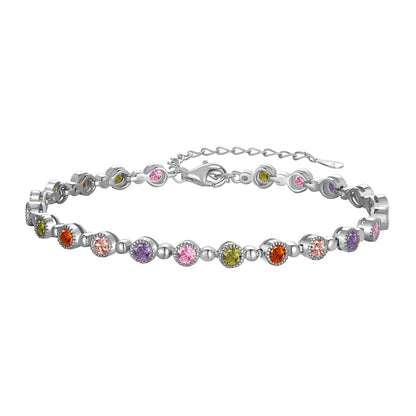 [RAFFINE]Sparkling Exquisite Round Cut Party Bracelet