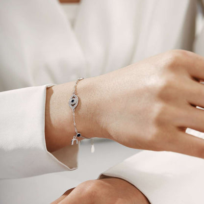 [RAFFINE]Dainty Eye Shape Necklace