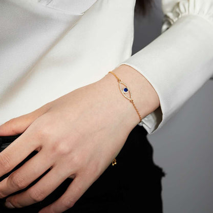 [RAFFINE]Pulsera con diseño hueco de ojo de diablo
