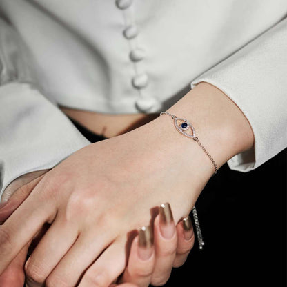 [RAFFINE]Pulsera con diseño hueco de ojo de diablo