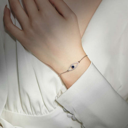 [RAFFINE]Pulsera con diseño hueco de ojo de diablo