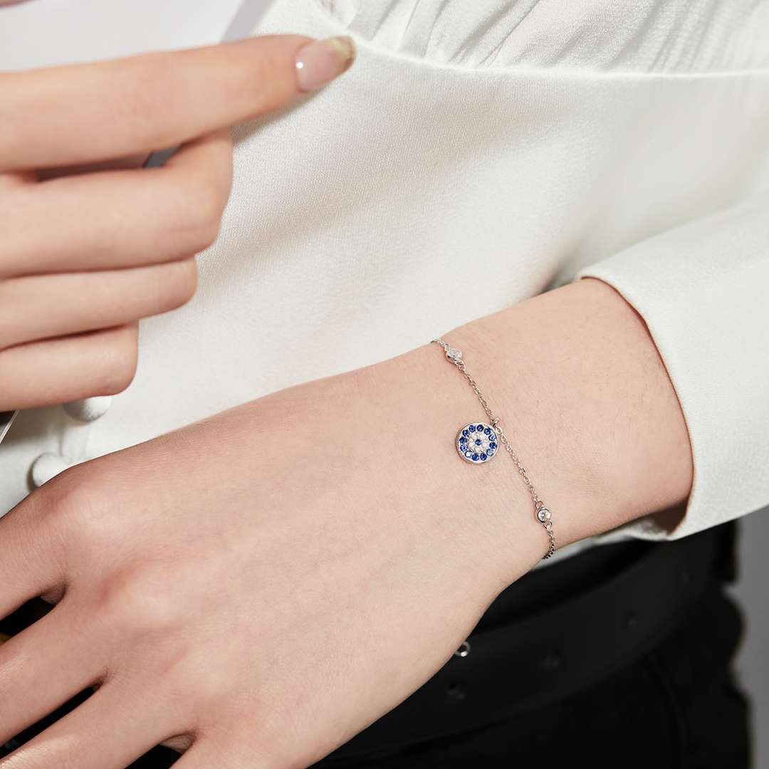 [RAFFINE]Devil's Eye Round Shape Bracelet
