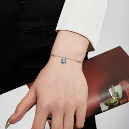 [RAFFINE]Devil's Eye Round Shape Bracelet