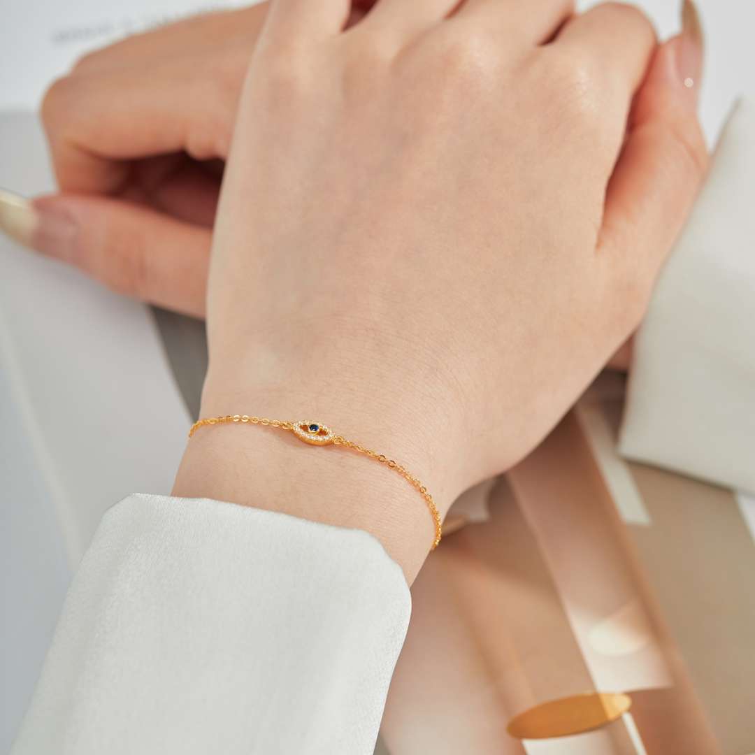 [RAFFINE]Collar con forma de mal de ojo