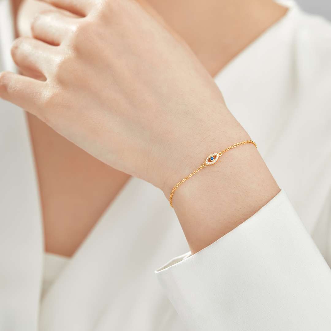 [RAFFINE]Collar con forma de mal de ojo