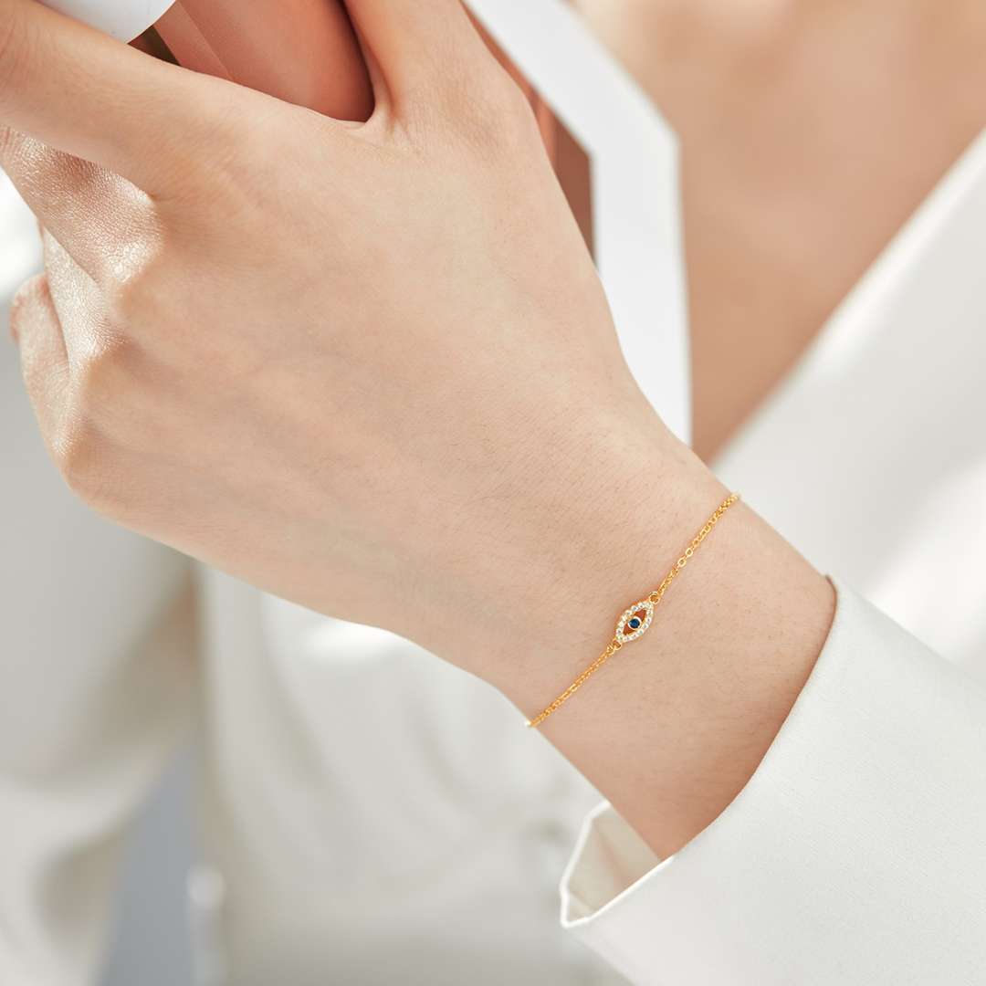 [RAFFINE]Collar con forma de mal de ojo