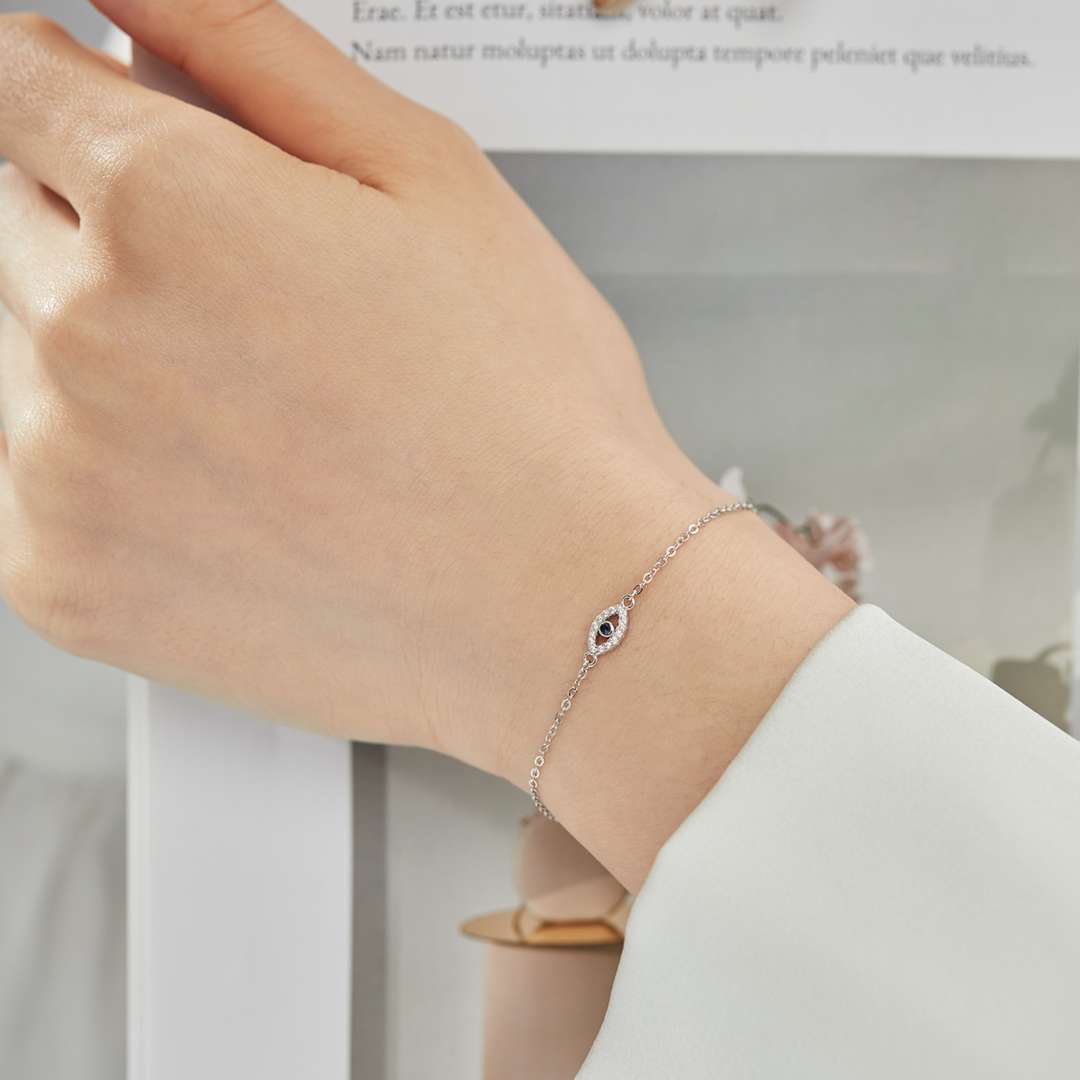 [RAFFINE]Collar con forma de mal de ojo