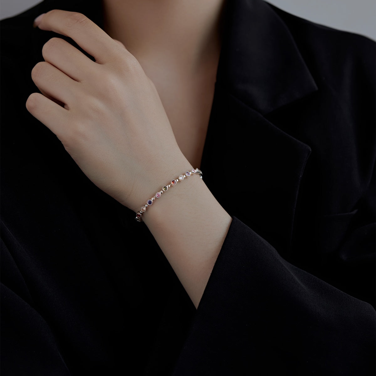 [RAFFINE]Sparkling Exquisite Round Cut Party Bracelet