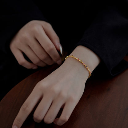 [RAFFINE]Sparkling Exquisite Round Cut Party Bracelet