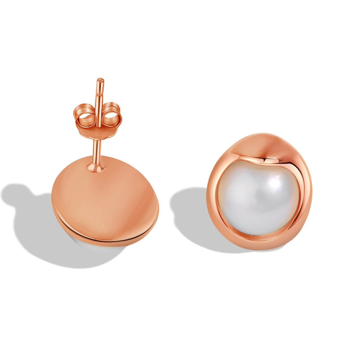 [RAFFINE]Pendientes de perlas de pan delicado