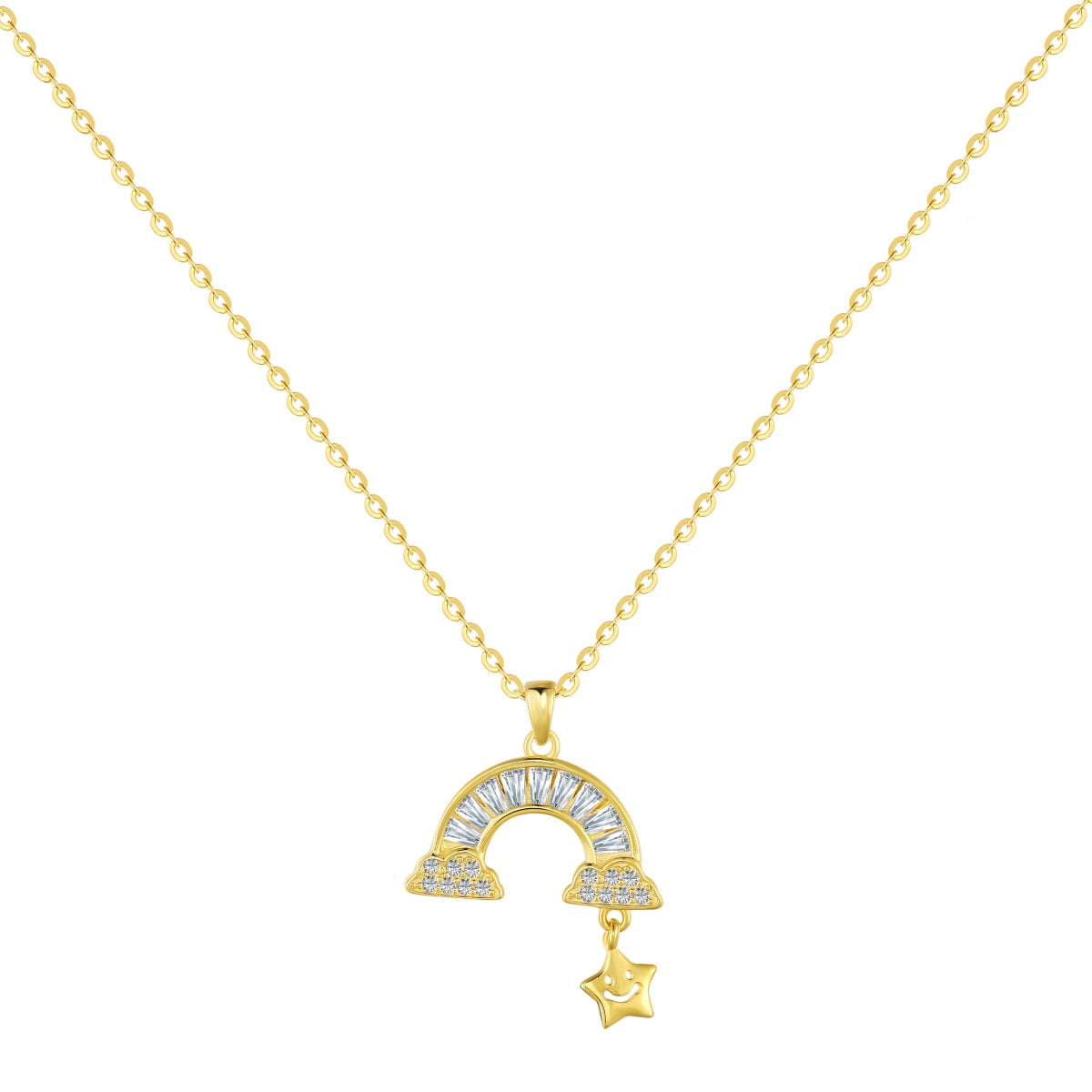 [RAFFINE]Collar único de estrella arcoíris