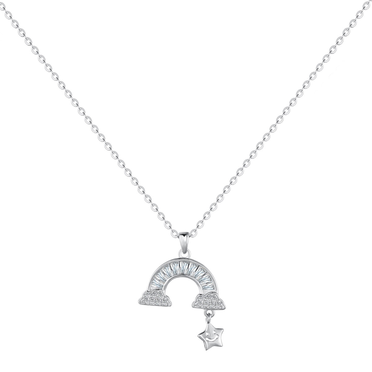 [RAFFINE]Collar único de estrella arcoíris