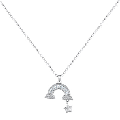 [RAFFINE]Collar único de estrella arcoíris