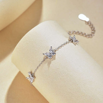 [RAFFINE]Radiant Butterfly Shape Necklace