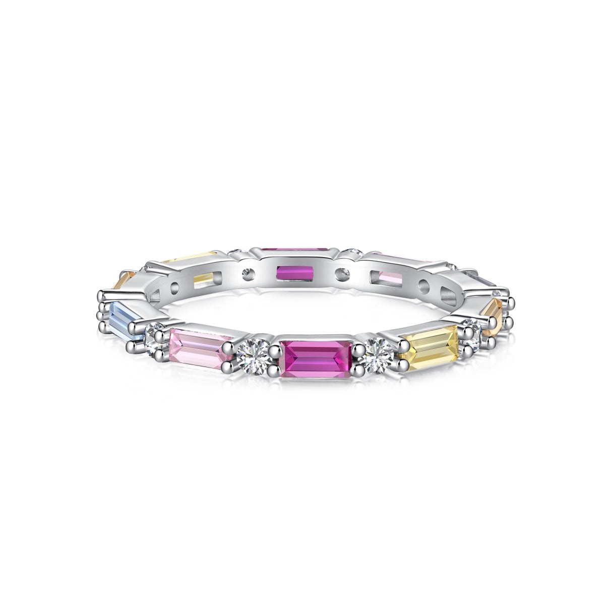 [RAFFINE]Lively In Shades Elegant Radiant Cut Daily Ring