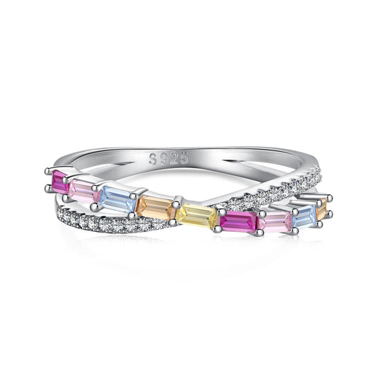 [Raffine]Energetic Elegant Radiant Cut Party Ring