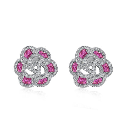 [RAFFINE] Exquisitos pendientes diarios con forma de flor