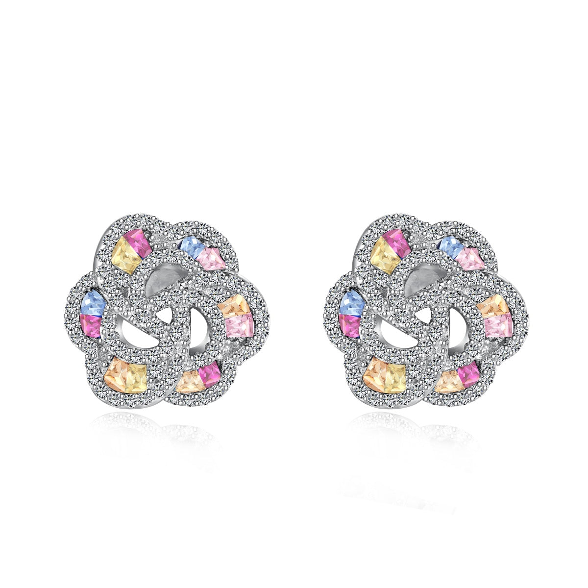 [RAFFINE] Exquisitos pendientes diarios con forma de flor