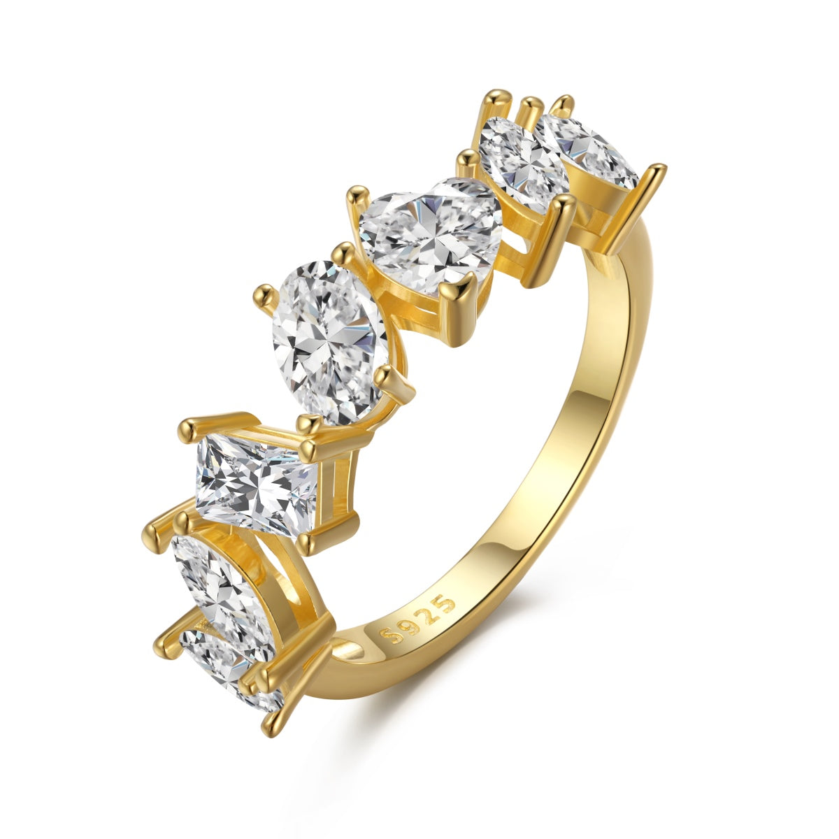 [RAFFINE]Delicate Multi Cut Ring