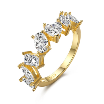 [RAFFINE]Delicate Multi Cut Ring