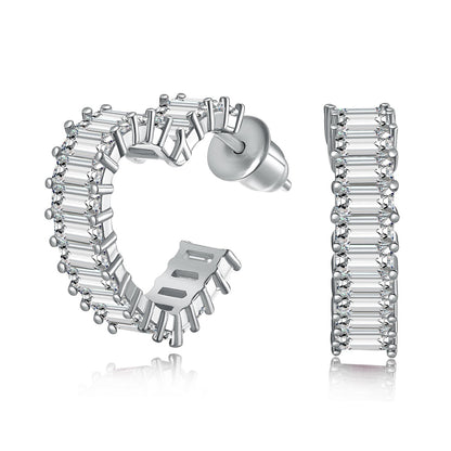 [RAFFINE]Pendientes de corazón radiante recortado