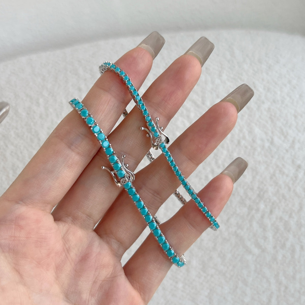 [RAFFINE]Dazzling Exquisite Round Cut Daily Bracelet