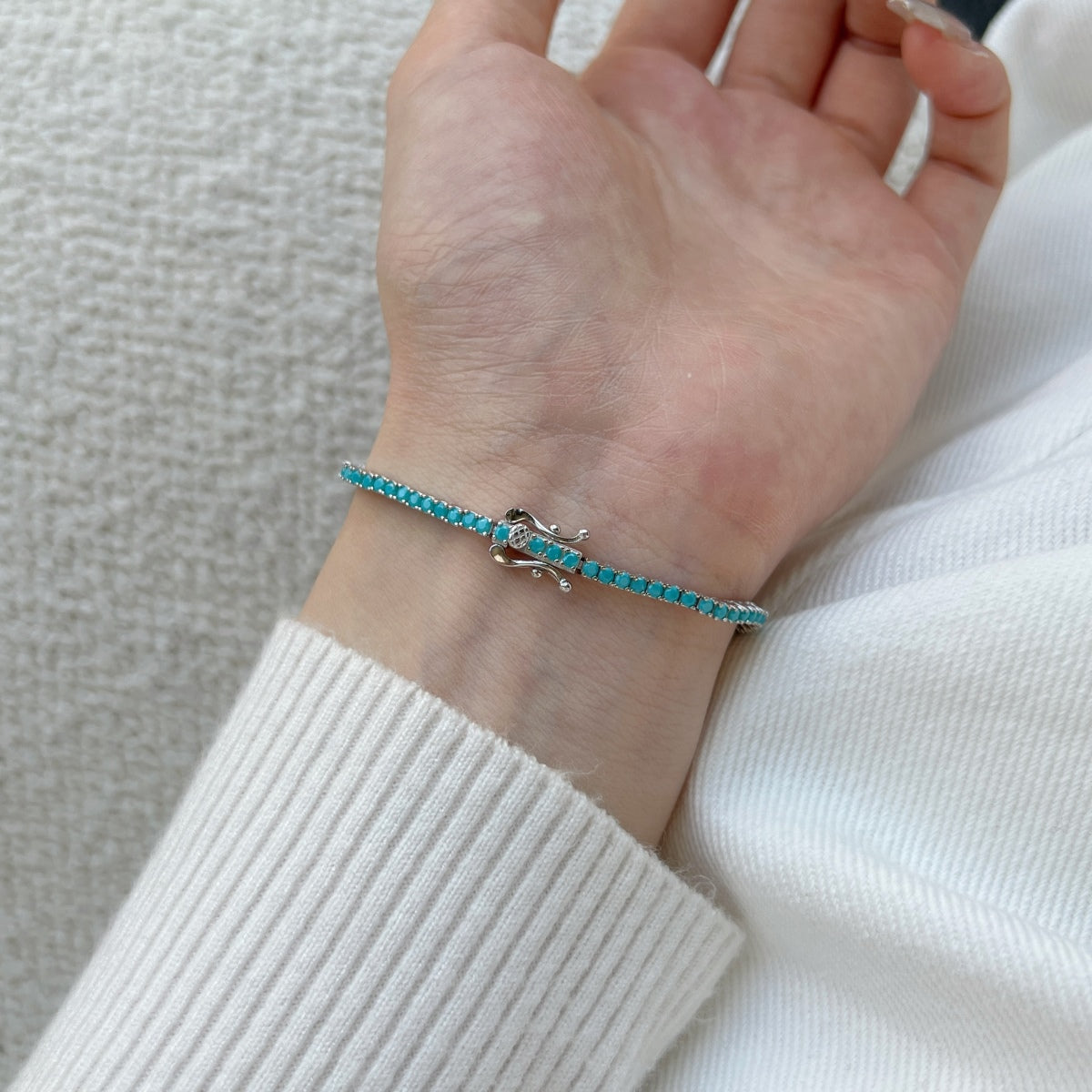 [RAFFINE]Dazzling Exquisite Round Cut Daily Bracelet