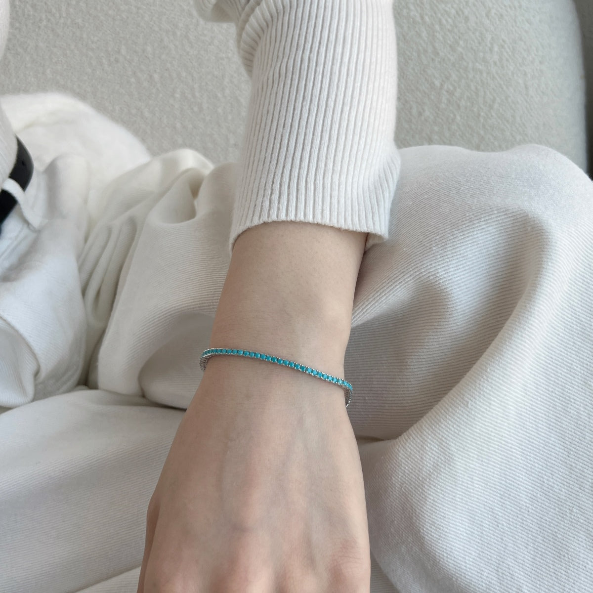 [RAFFINE]Dazzling Exquisite Round Cut Daily Bracelet