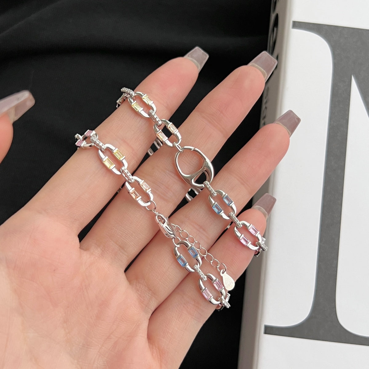 [RAFFINE]Dazzling Colorful Daily Bracelet