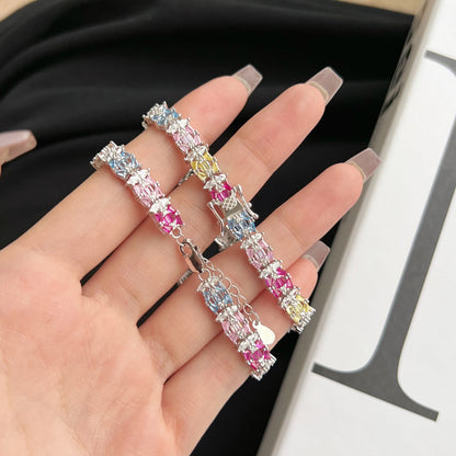 [RAFFINE]Delicate Colorful Multi Cut Party Bracelet