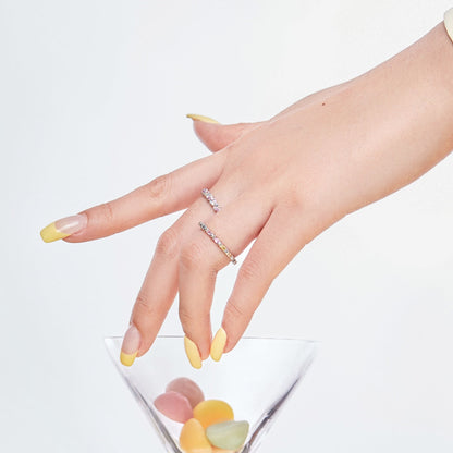 [Raffine]Dainty Ebullient Round Cut Daily Ring