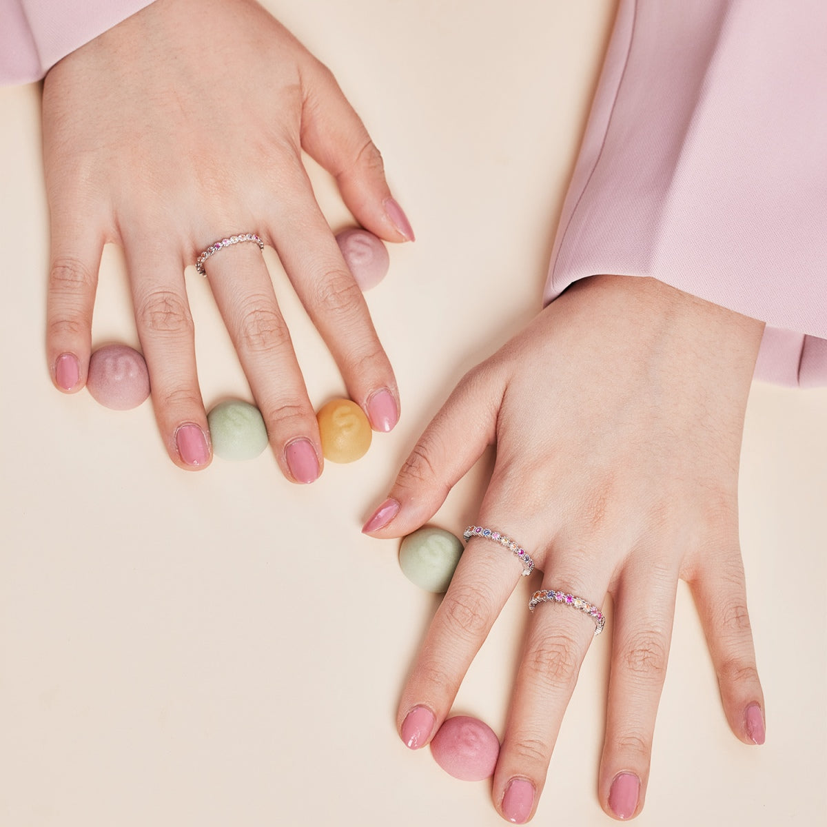 [RAFFINE]Radiant Sparkling Round Cut Daily Ring
