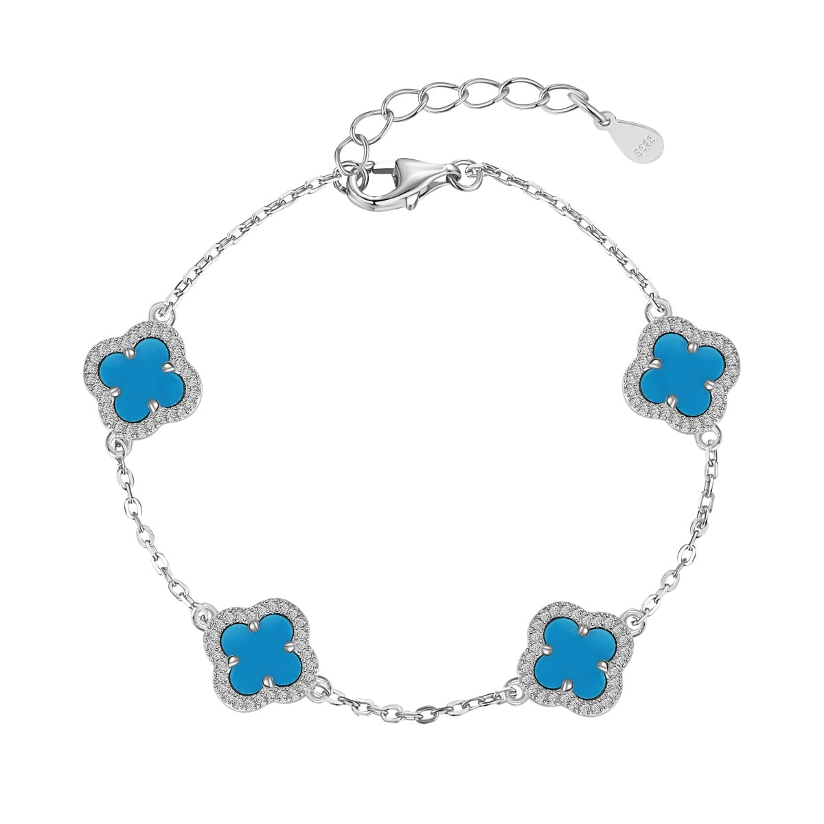 [RAFFINE]Four-Leaf Clover Exquisite Bracelet