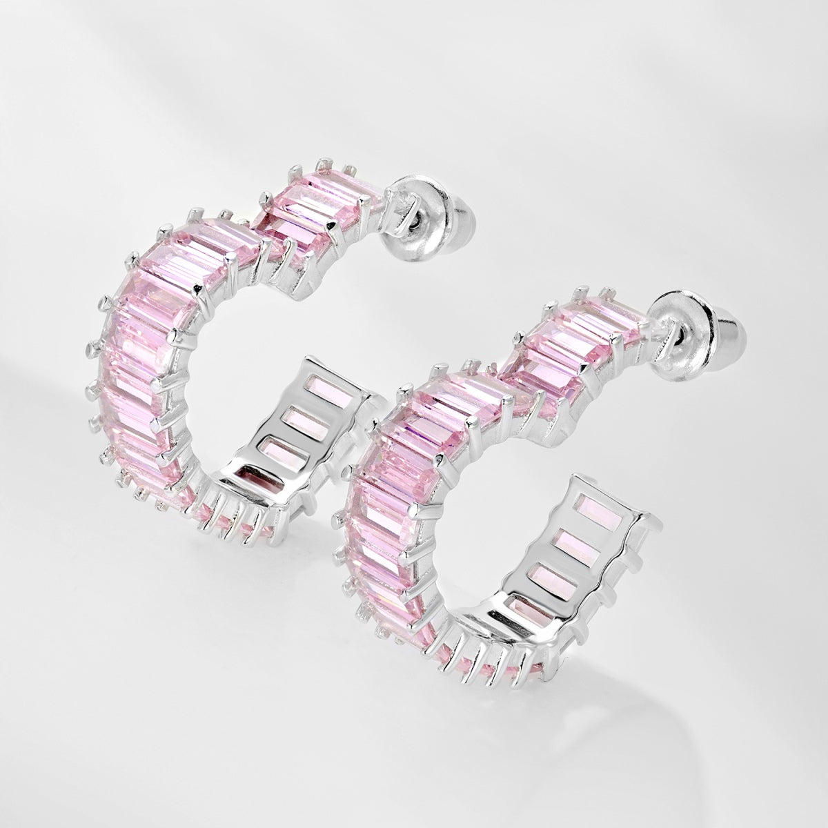 [RAFFINE]Pendientes de corazón radiante recortado
