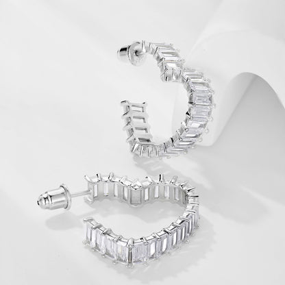 [RAFFINE]Pendientes de corazón radiante recortado