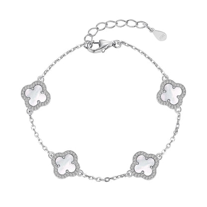 [RAFFINE]Four-Leaf Clover Exquisite Bracelet