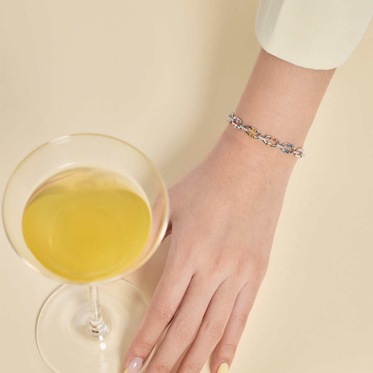 [RAFFINE]Dazzling Colorful Daily Bracelet